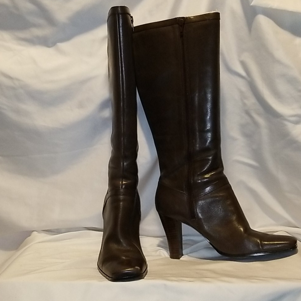 Nine West leather boots.